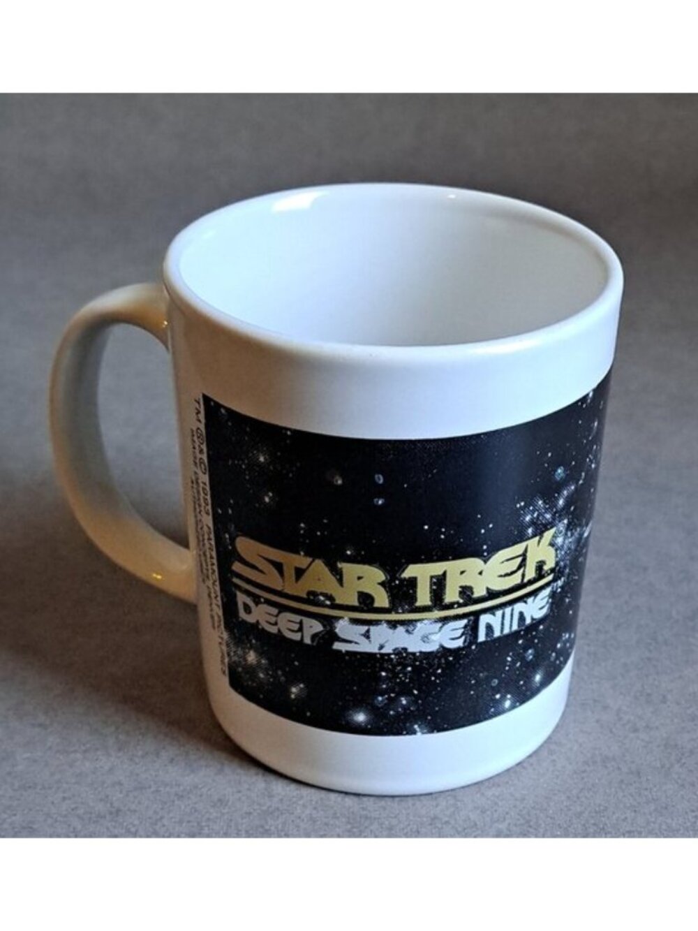 VINTAGE Star Trek: Deep Space Nine USED Coffee Mug (Sci-fi, 1993) PM